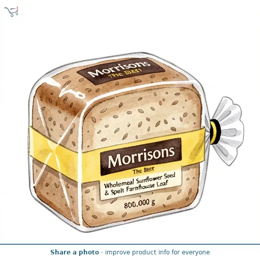 Morrisons The Best Wholemeal Sunflower Seed & Spelt Farmhouse Loaf