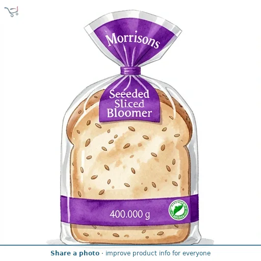 Morrisons Seeded Sliced Bloomer 