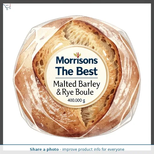 Morrisons The Best Malted Barley & Rye Boule   400g