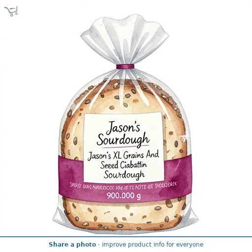 Jason's XL Grains And Seeds Ciabattin Sourdough