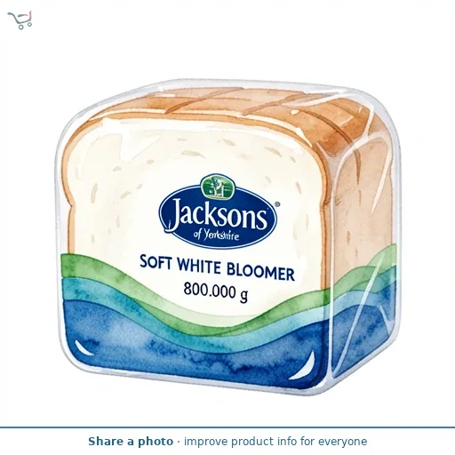 Jacksons of Yorkshire Soft White Bloomer   800g