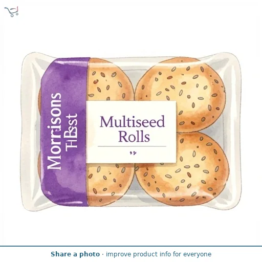 Morrisons The Best Multiseed Rolls 