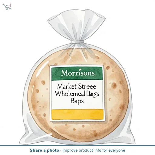 Market Street Large Wholemeal Baps