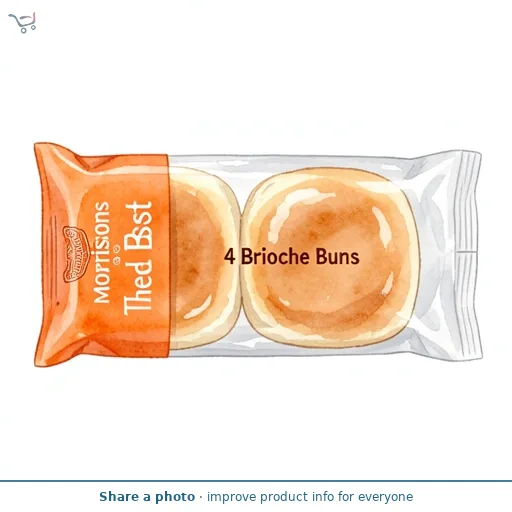 Morrisons The Best 4 Brioche Buns