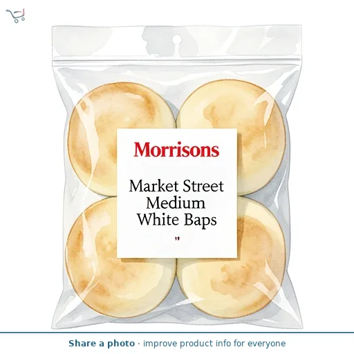 Market Street Medium White Baps