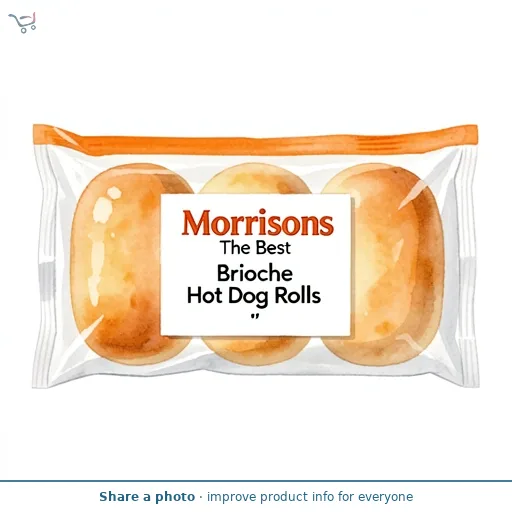 Morrisons The Best Brioche Hot Dog Rolls