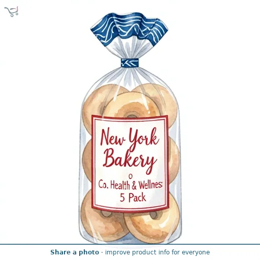 New York Bakery Co. Health & Wellness Lighter Bagels 5 Pack