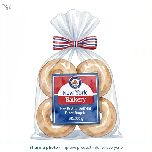 New York Bakery Health And Wellness Fibre Bagels 
