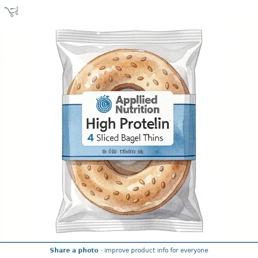 Applied Nutrition High Protein 4 Sliced Bagel Thins