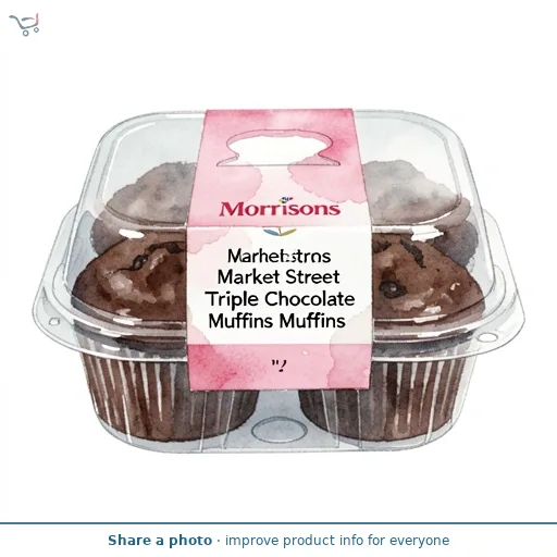 Market Street Triple Chocolate Muffins 