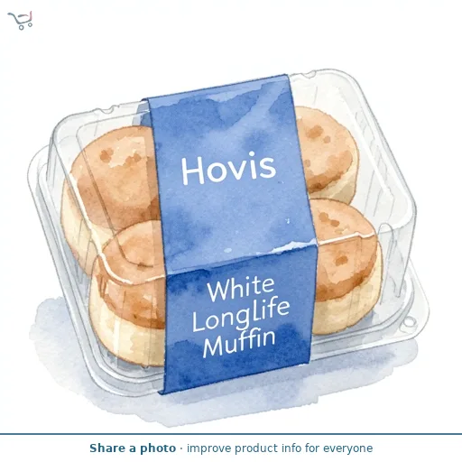 Hovis White Longlife Muffin 