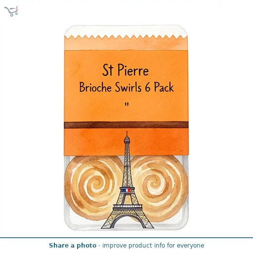 St Pierre Brioche Swirls 6 Pack
