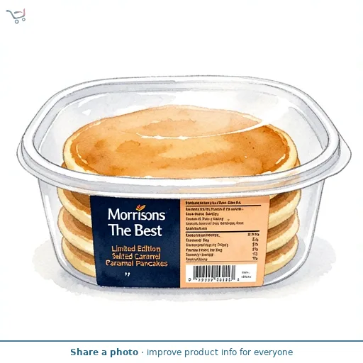 Morrisons The Best Limited Edition Salted Caramel Pancakes 