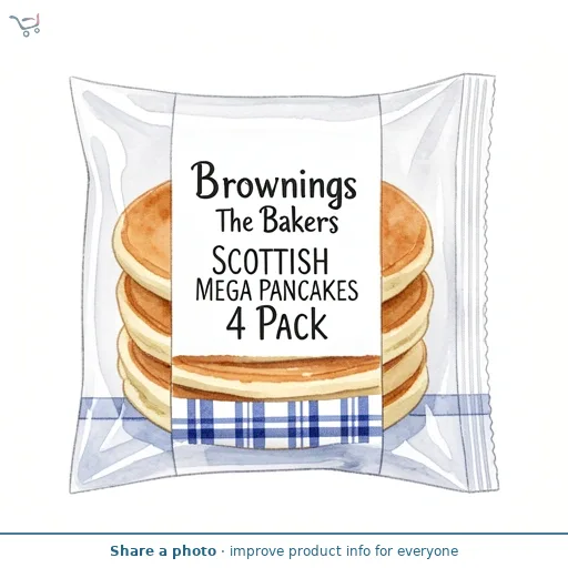 Brownings The Bakers Scottish Mega Pancakes 4 Pack