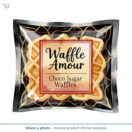 Waffle Amour Choco-Sugar Waffles x5