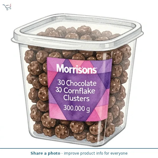 Morrisons 30 Chocolate Cornflake Clusters