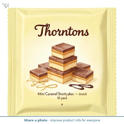 Thorntons Mini Caramel Shortcakes   10 pack