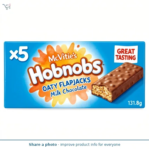 McVitie's Hobnobs Oaty Flapjacks Milk Chocolate 5 Pack Multipack 