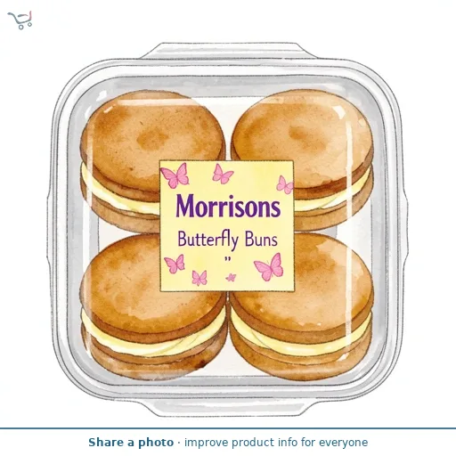 Morrisons Butterfly Buns