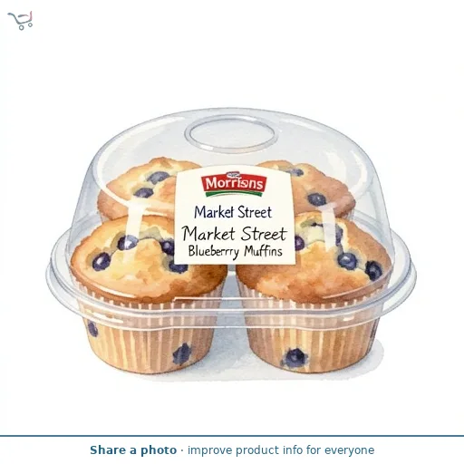 Market Street Blueberry Muffins 
