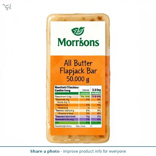 Morrisons All Butter Flapjack Bar 