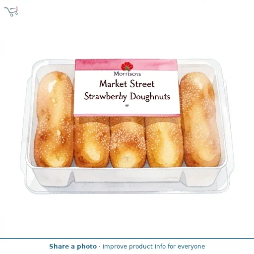 Market Street Strawberry Doughnuts 