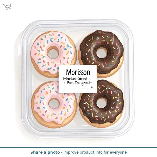 Market Street 4 Pack Doughnuts