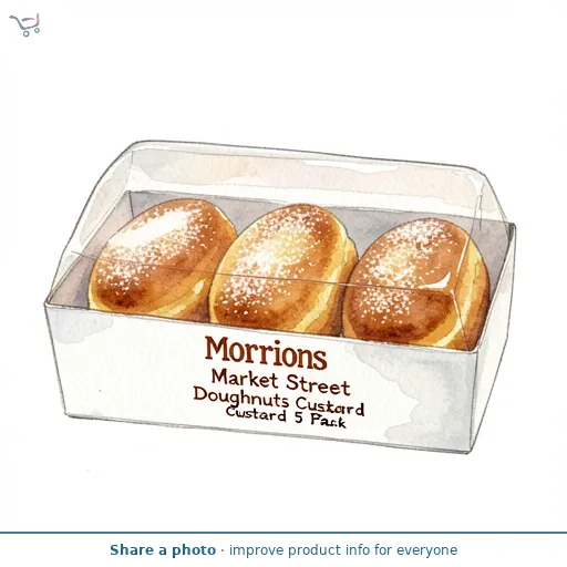 Market Street Doughnuts Custard 5 Pack