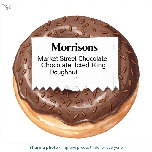 Market Street Chocolate Iced Ring Doughnut