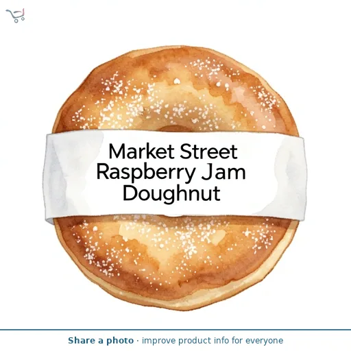Market Street Raspberry Jam Doughnut