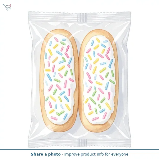 Morrisons Sprinkle Iced Finger Buns 