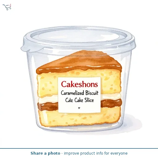 Morrisons Cakeshop Caramelised Biscuit Cake Slice