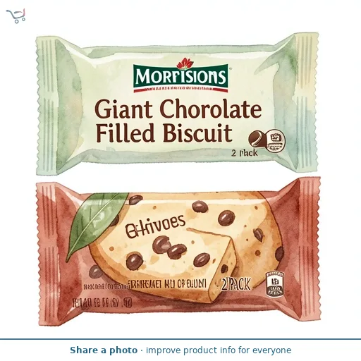 Morrisons Giant Chocolate Filled Biscuit 2 Pack