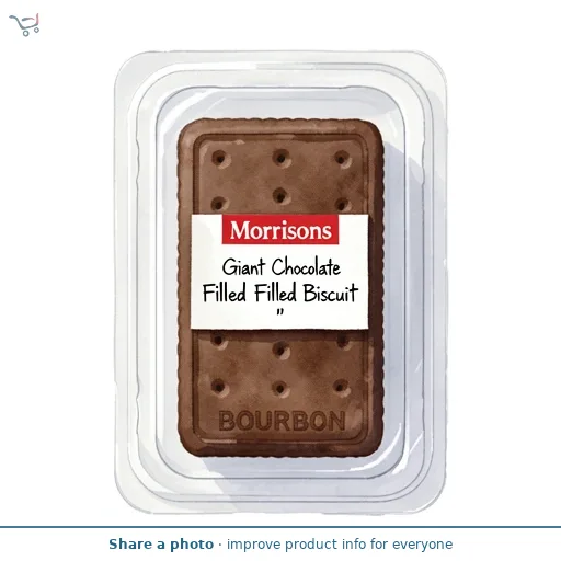 Morrisons Giant Chocolate Filled Biscuit