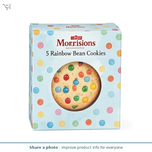 Morrisons 5 Rainbow Bean Cookies