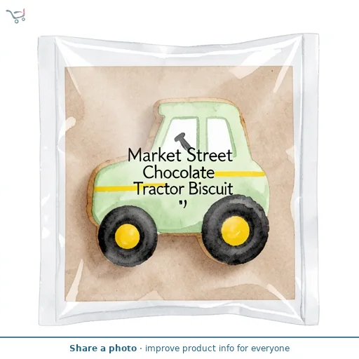 Market Street Chocolate Tractor Biscuit