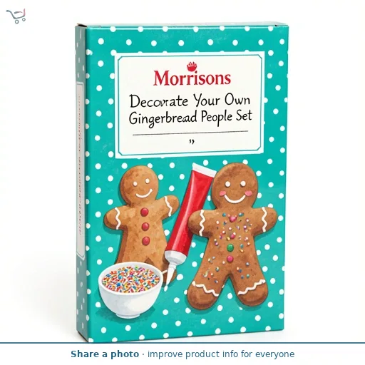 Market Street Decorate Your Own Gingerbread People Set