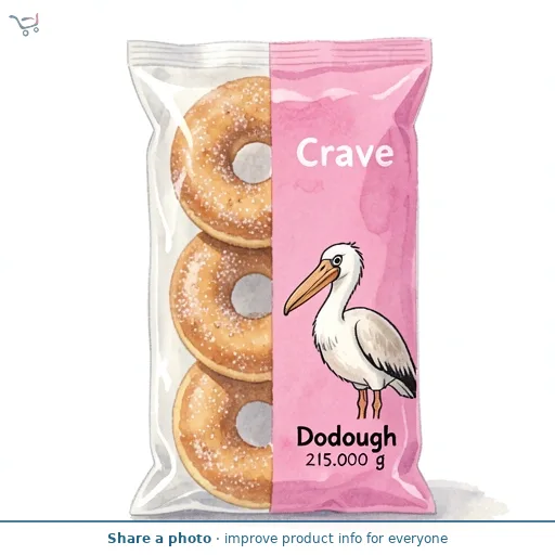 Crave Sugared Ring Dodoughs 215g