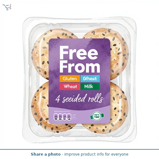 Morrisons Free From Seeded Rolls 