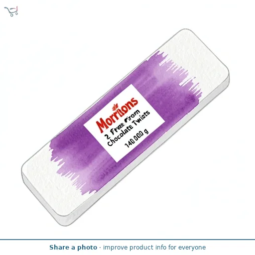 Morrisons 2 Free From Chocolate Twists 