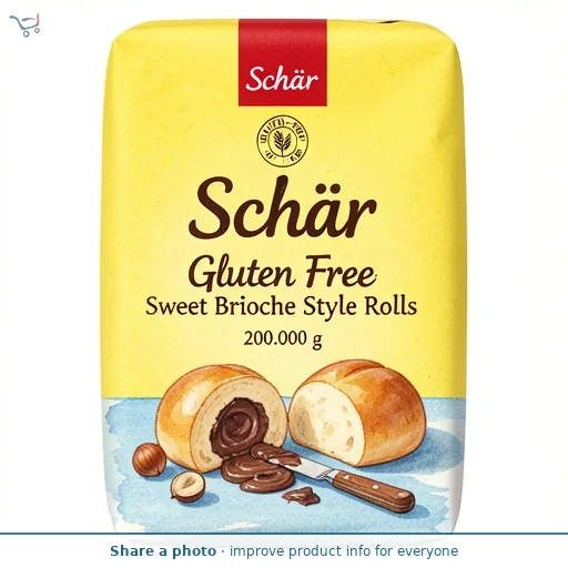 Schar Gluten Free Sweet Brioche Style Rolls 200g