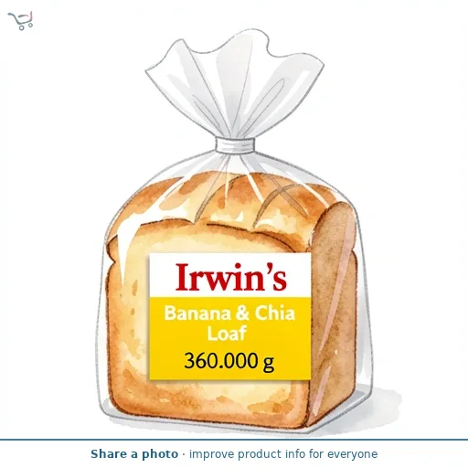 Irwin's Banana & Chia Loaf 360g