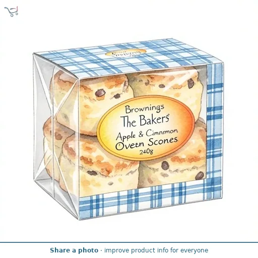 Brownings Apple & Cinnamon Oven Scones 240g