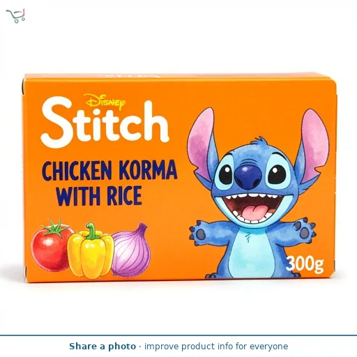 Disney Stitch Chicken Korma with Rice 300g