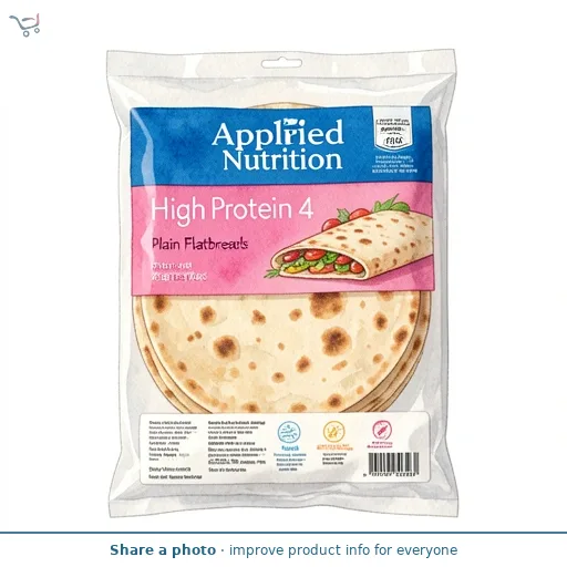 Applied Nutrition High Protein 4 Plain Flatbreads