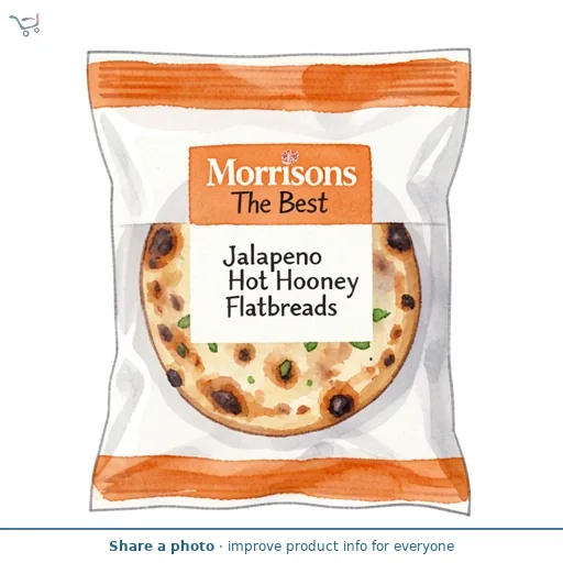 Morrisons The Best Jalapeno Hot Honey Flatbreads 