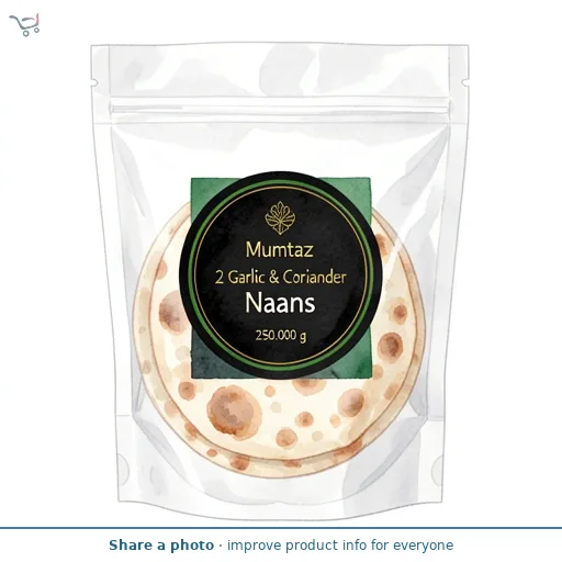 Mumtaz 2 Garlic & Coriander Naans 