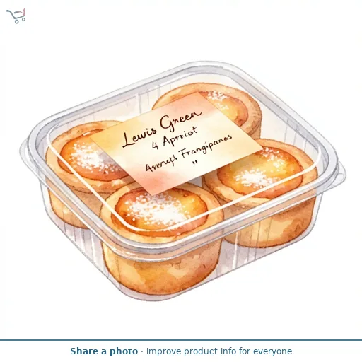 Lewis & Green 4 Apricot Frangipanes