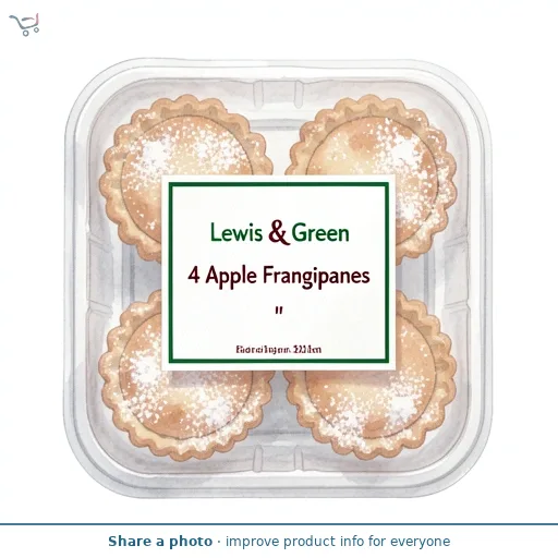 Lewis & Green 4 Apple Frangipanes