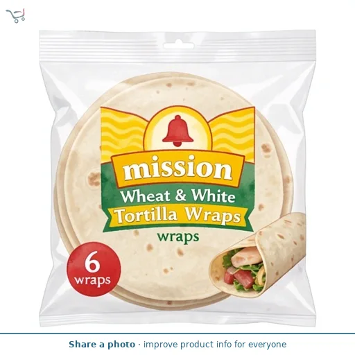 Mission Wheat & White Tortilla Wraps